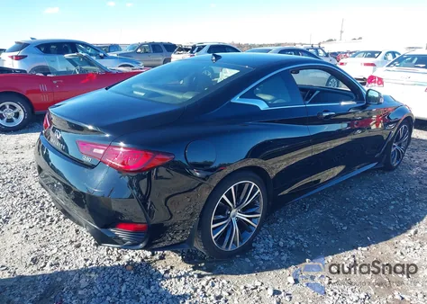 2018 Infiniti Q60 3.0T Luxe z USA, uszkodzony, nr VIN JN1EV7EL9JM390984